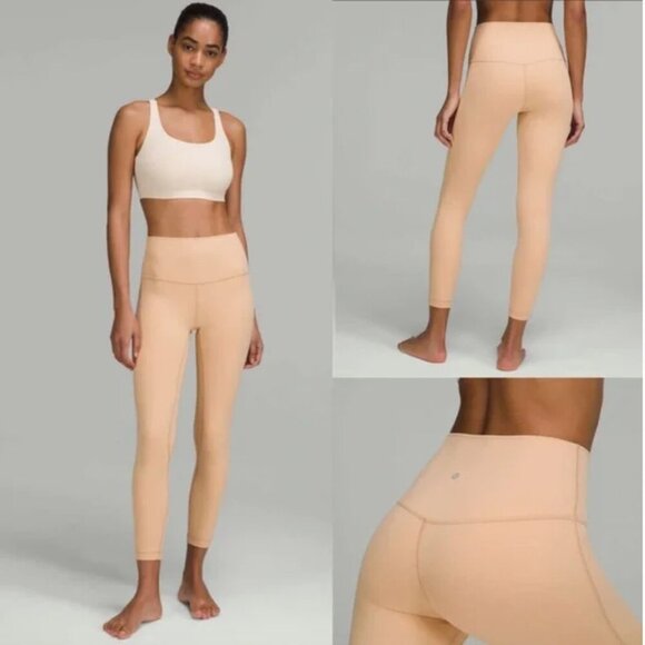Lululemon Align High Rise Leggings Athletic Pants Legging 25 "Contour Tan Size 6 - Picture 9 of 9